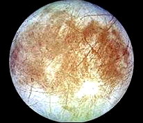 Europa, One of Jupiter's Four Larger Moons